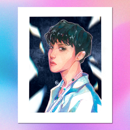 Арт принт / annaermizina.art / BTS / J-Hope #1
