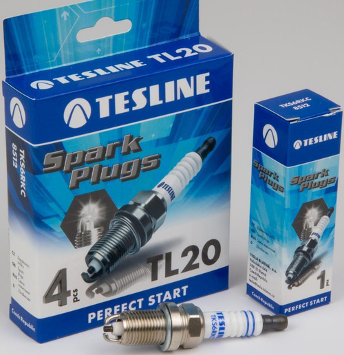 Свечи TESLINE LADA Largus, Logan 8V 2-х эл. 4 шт. TKS6RKC