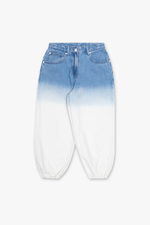 Брюки джинсовые STELLA McCARTNEY Голубой/Белый/Градиент (Девочка)