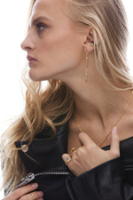 Серьги длинные Jouets Gold