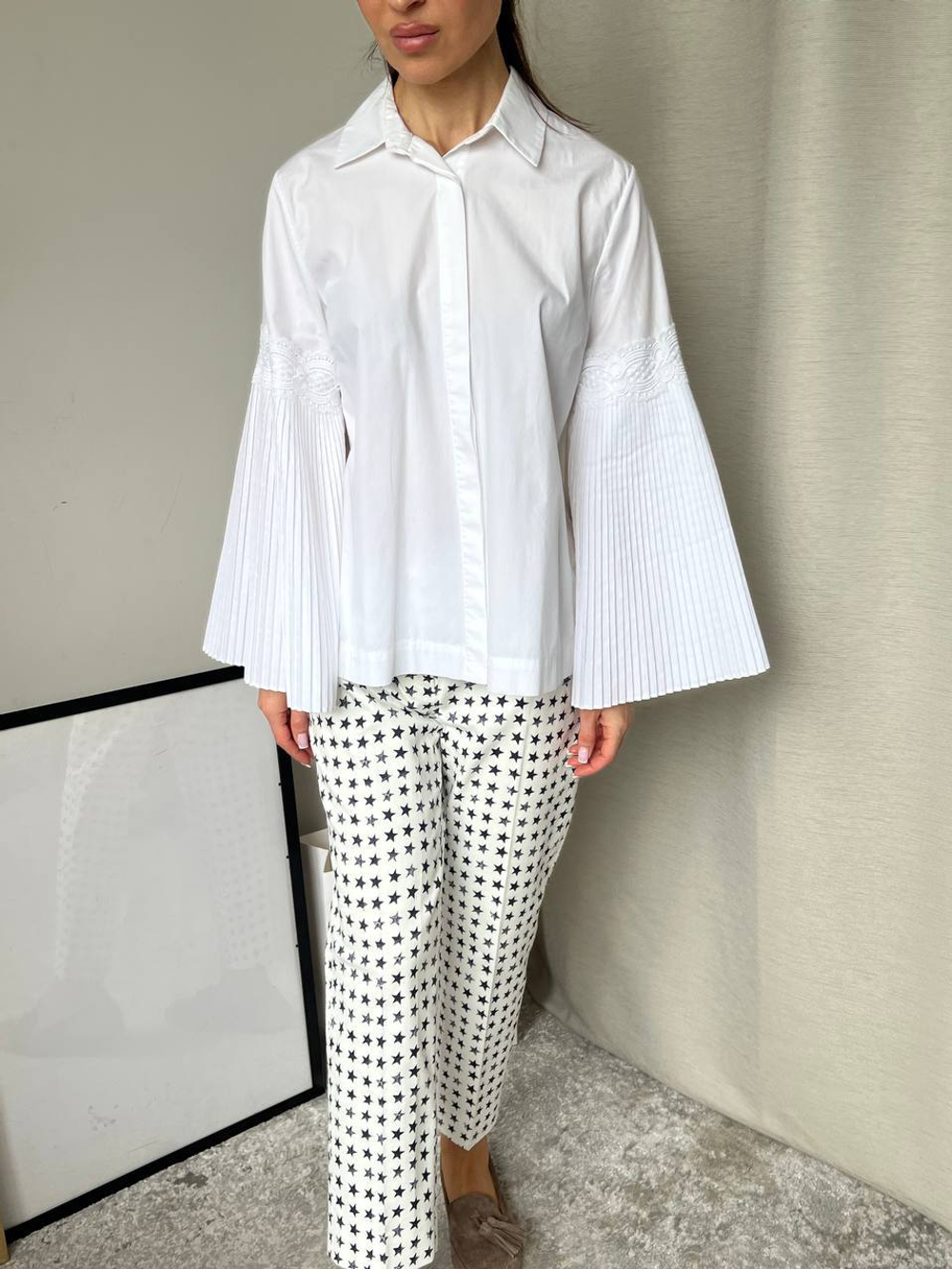 Хлопковая блузка Uterque, s/m