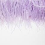 Страусиные перья на ленте, оттенок "Фиалка"