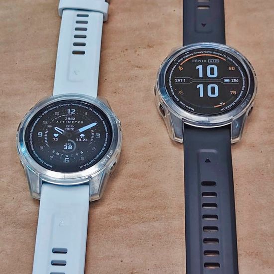 Чехол для Garmin Epix Pro 42мм, Fenix 7S / 7S Pro (прозрачный)