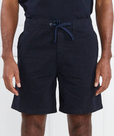 Шорты Karlos-DS-Shorts BOSS BLACK - темно-синий(50487762)