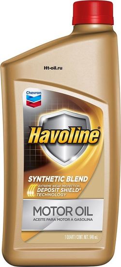 HAVOLINE SYNTHETIC BLEND 5W-30 моторное масло для бензиновых двигателей Chevron (1 литр)