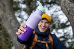 Термобутылка Klean Kanteen Rise Vac Classic Flip Sport 16oz (473 мл) Orchid Kaleidoscope