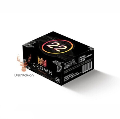 Уголь для кальяна "Crown" (22 мм.) 24 шт.
