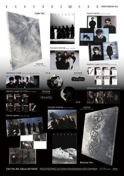 Альбом EXO - REVERXE 8th Album PHOTOBOOK RANDOM Version