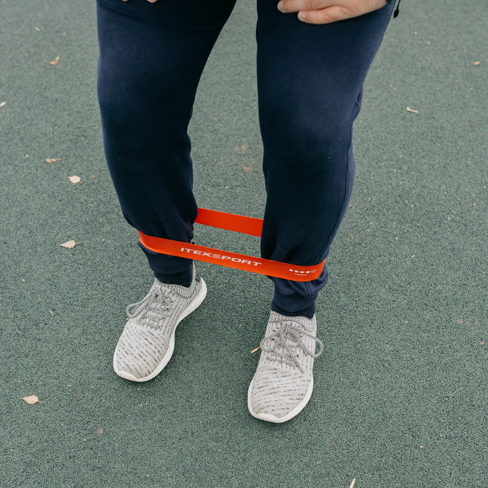 ITEX SPORT резинки для фитнеса, эспандер ленточный (набор 5 шт., сопротивление до 25 кг), оптом