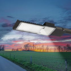 Светильник уличный светодиодный ЭРА SPP-503-0-50K-100 100Вт 10000лм 5000К КСС Ш 3 года IP65 | Уличные консольные светильники