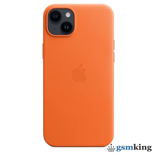 Apple Leather Case with MagSafe iPhone 14 Plus Orange (Оранжевый) MPPF3ZM/A
