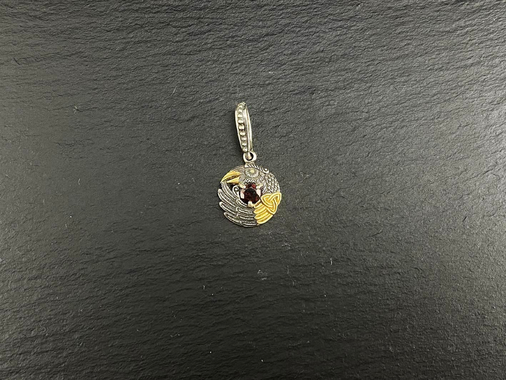 Подвеска. Вещий Ворон". С позолотой