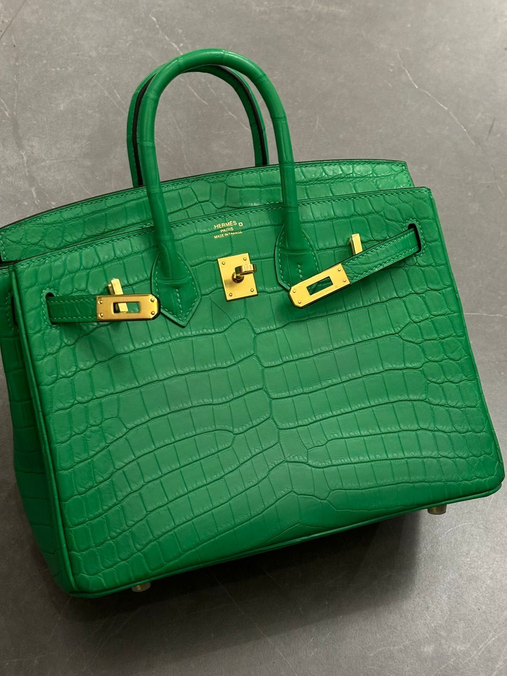 Сумка Hermes из кожи крокодила 25 см, арт. 477459159