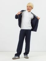 Кардиган для мальчика на пуговицах в школу AT1078 синий