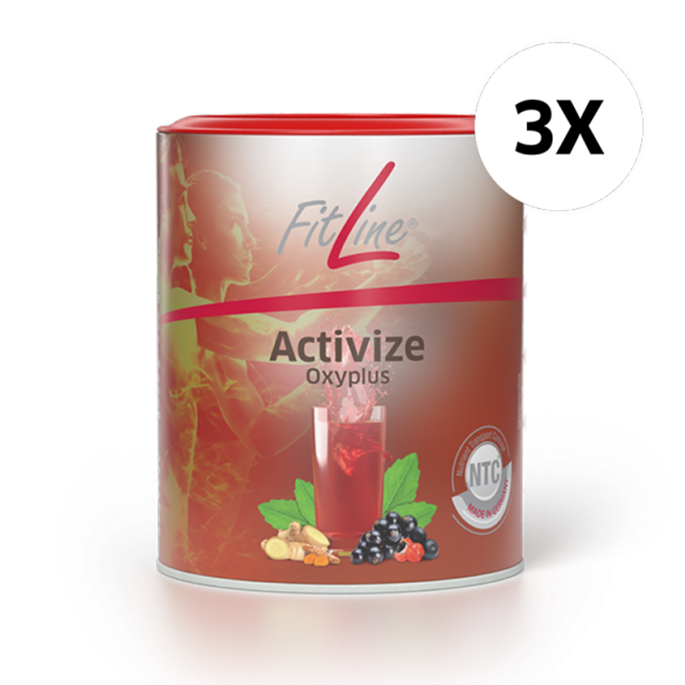 FitLine ( ФитЛайн) Активайз Оксиплюс в банке FitLine 3 x Activize Oxyplus набор 3Х175 гр