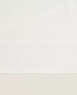 ZARA HOME ХЛОПКОВЫЙ НЕСКОЛЬЗЯЩИЙ КОВРИК ДЛЯ ВАННОЙ, СЛОНОВАЯ КОСТЬ