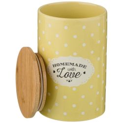 БАНКА ДЛЯ СЫПУЧИХ ПРОДУКТОВ КОЛЛЕКЦИЯ "МИЛЫЙ ПРОВАНС" ОБЪЕМ 870 МЛ, ДИАМЕТР 10.5*16,5 СМ