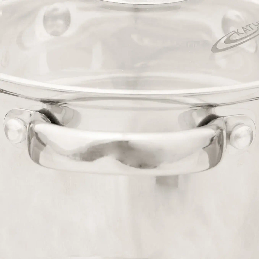 Набор кастрюль из нержавеющей стали 4 предмета «Гретта» (2,2л+3,2л) Катунь