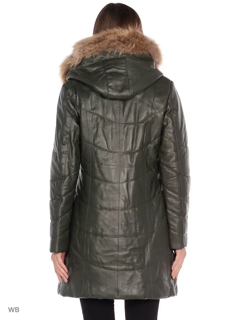 Кожаное пальто