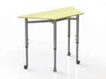 Стол ученический трансформер Трапеция