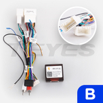 Комплект рамки с разъёмами 9"+can Mitsubishi Outlander XL, Peugeot 4007, Citroen C-crosser под рокфорд (гладкая) - Car-Smart 8007