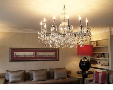 Chandelier pluie de cristal