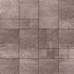 Тротуарная плитка ГРАНДО - Искусственный камень Плитняк, комплект из 4 видов плит