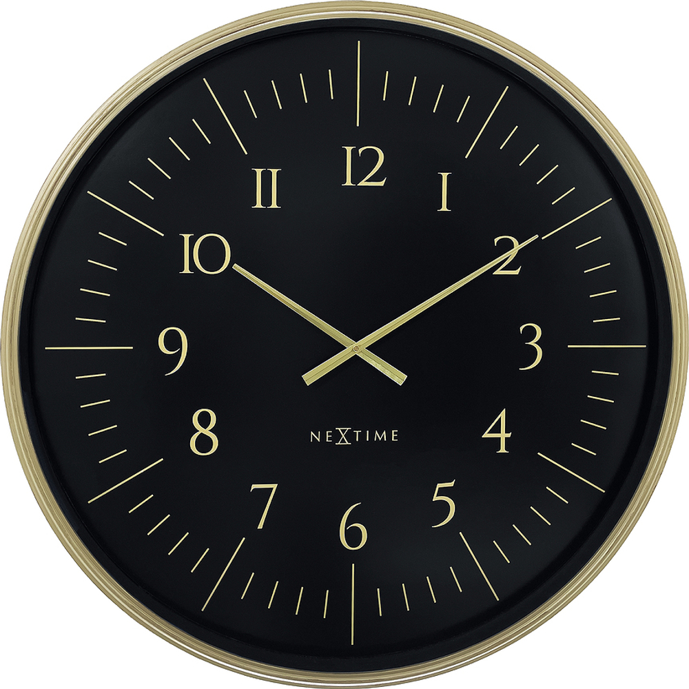Настенные часы NeXtime Galaxy Large, пластик, 77 см, белые