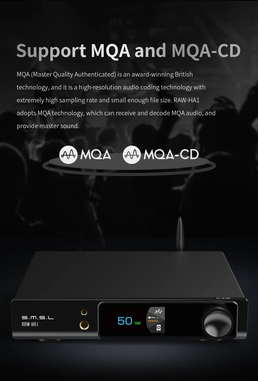 Усилитель SMSL RAW-HA1