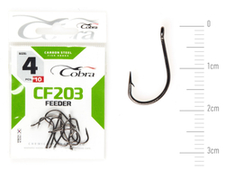 Крючки Cobra FEEDER SPECIALIST сер. CF203 разм. 004 10шт.