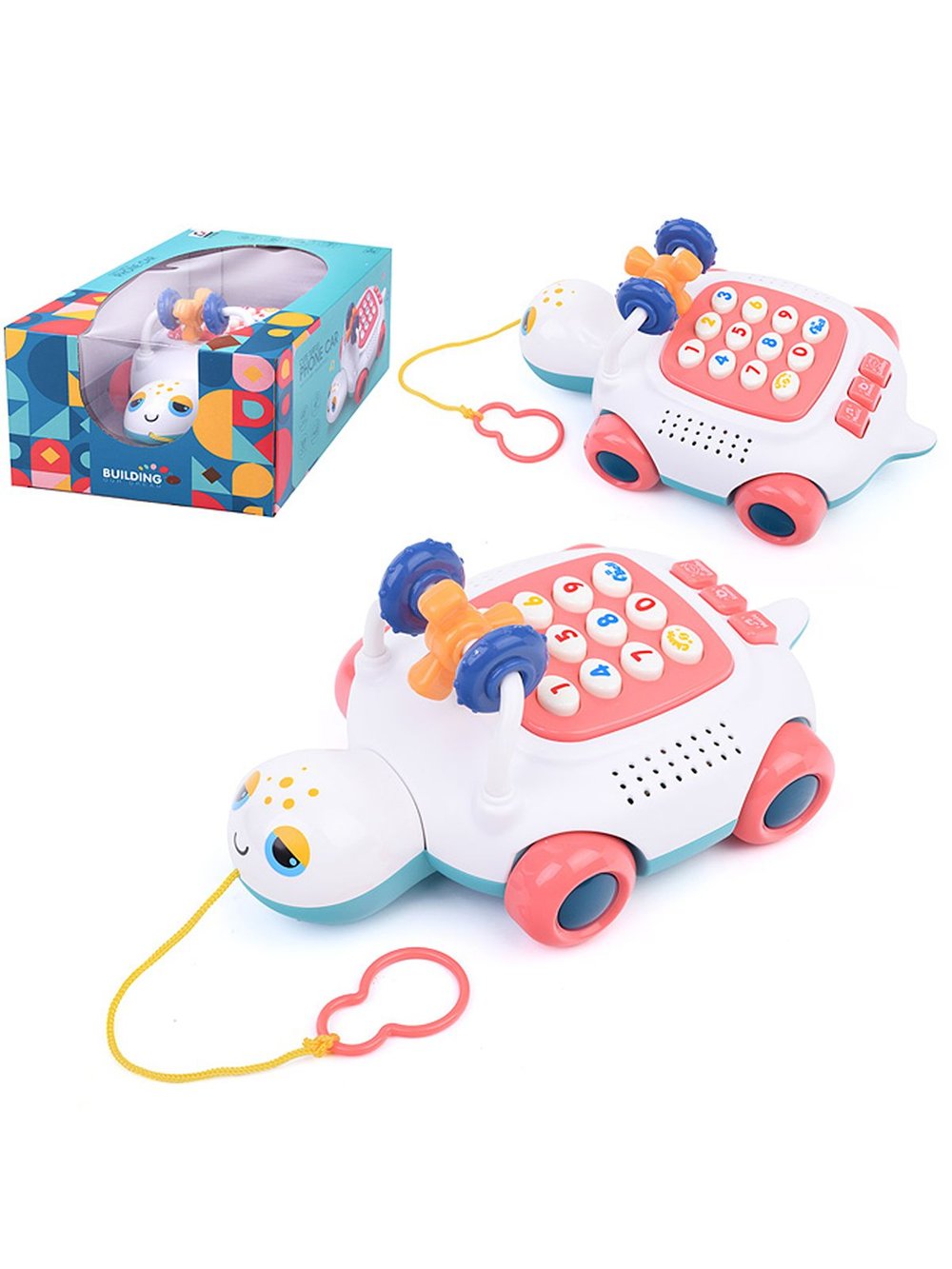 Развивающая музыкальная игрушка Черепаха на батарейках (CY-7074B)