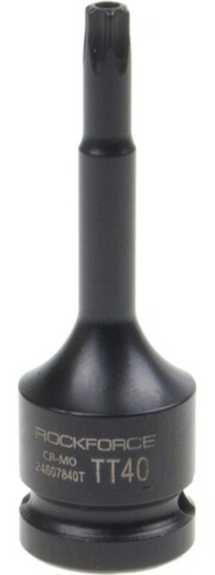 Головка-бита TORX ударная 1/2", TH40 с отверстием ROCKFORCE RF-24607840T