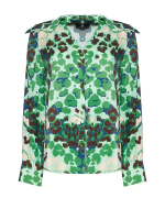 Блузка с воротом чекер