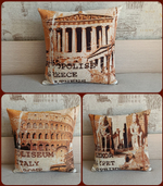 Декоративный гобеленовый чехол для интерьерной подушки Акрополь 47х47