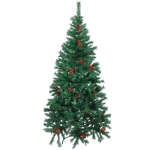Ёлка «Финская» 150 см, ПВХ, шишки, ягоды (584 веток)