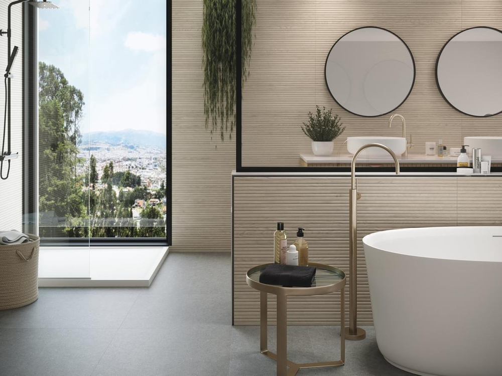 Cifre Dassel Walnut Rect 40x120