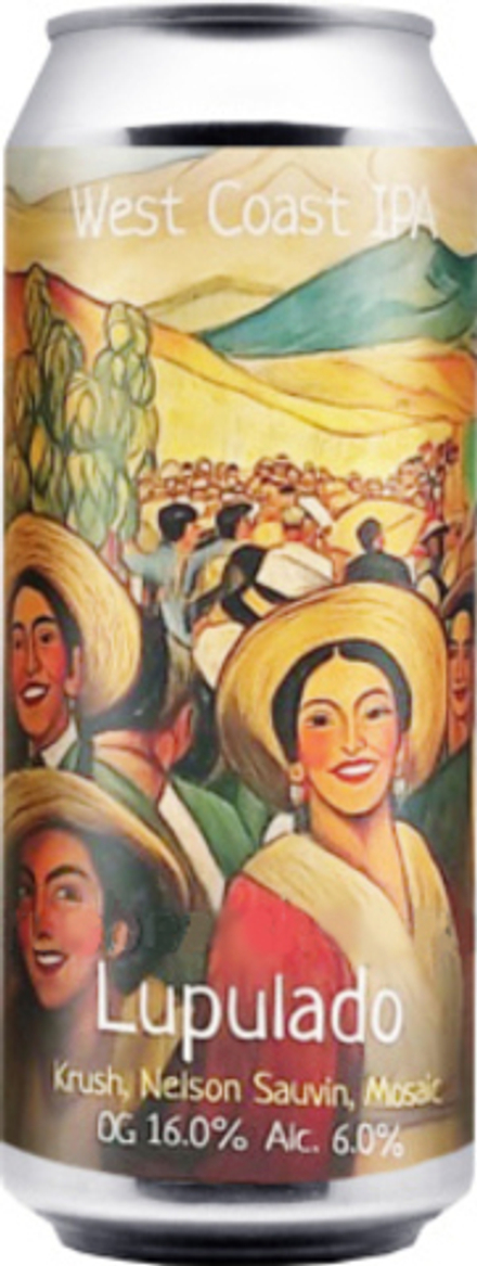 Пиво Одна Тонна Лупуладо Краш, Нельсон Савин, Мозаик / One Ton Lupulado Krush, Nelson Sauvin, Mosaic 0.5 - банка