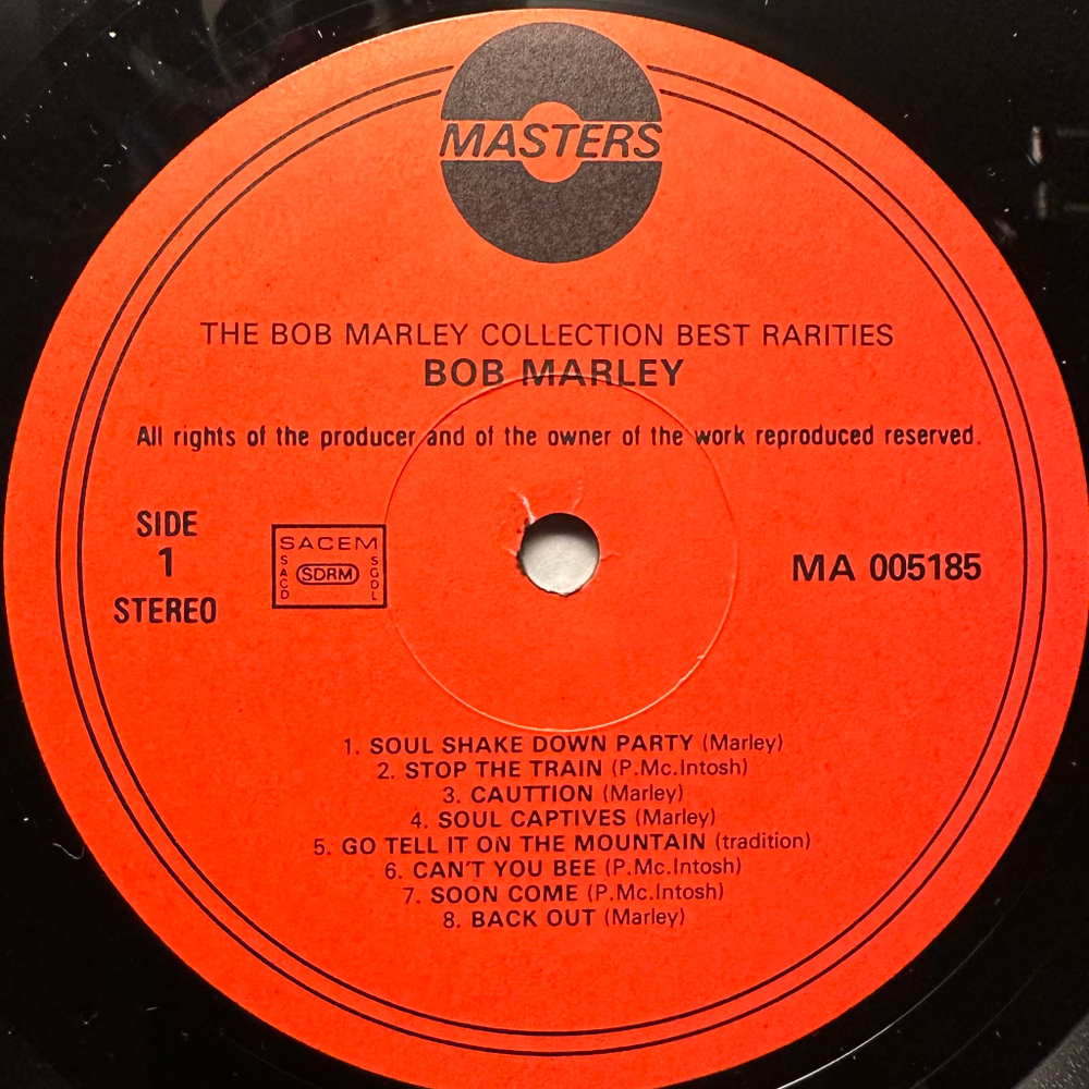Bob Marley - Best Rarities (Франция 1985г.)