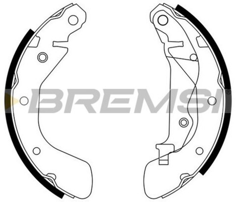 BREMSI - GF0633-BMS - Komplet kocionih papuca
