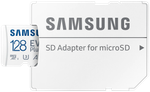 Карта памяти Samsung EVO Plus microSDXC 128 ГБ Class 10, V30, A2, UHS-I U3, R 130 МБ/с, адаптер на SD