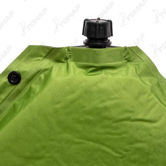 Коврик самонадув. 190x65x4 серый/салатовый (N-004-GLG) NISUS