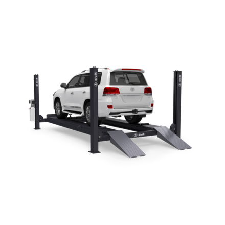 Четырехстоечный электрогидравлический подъемник ПГА-6500/4 Синий RAL5017