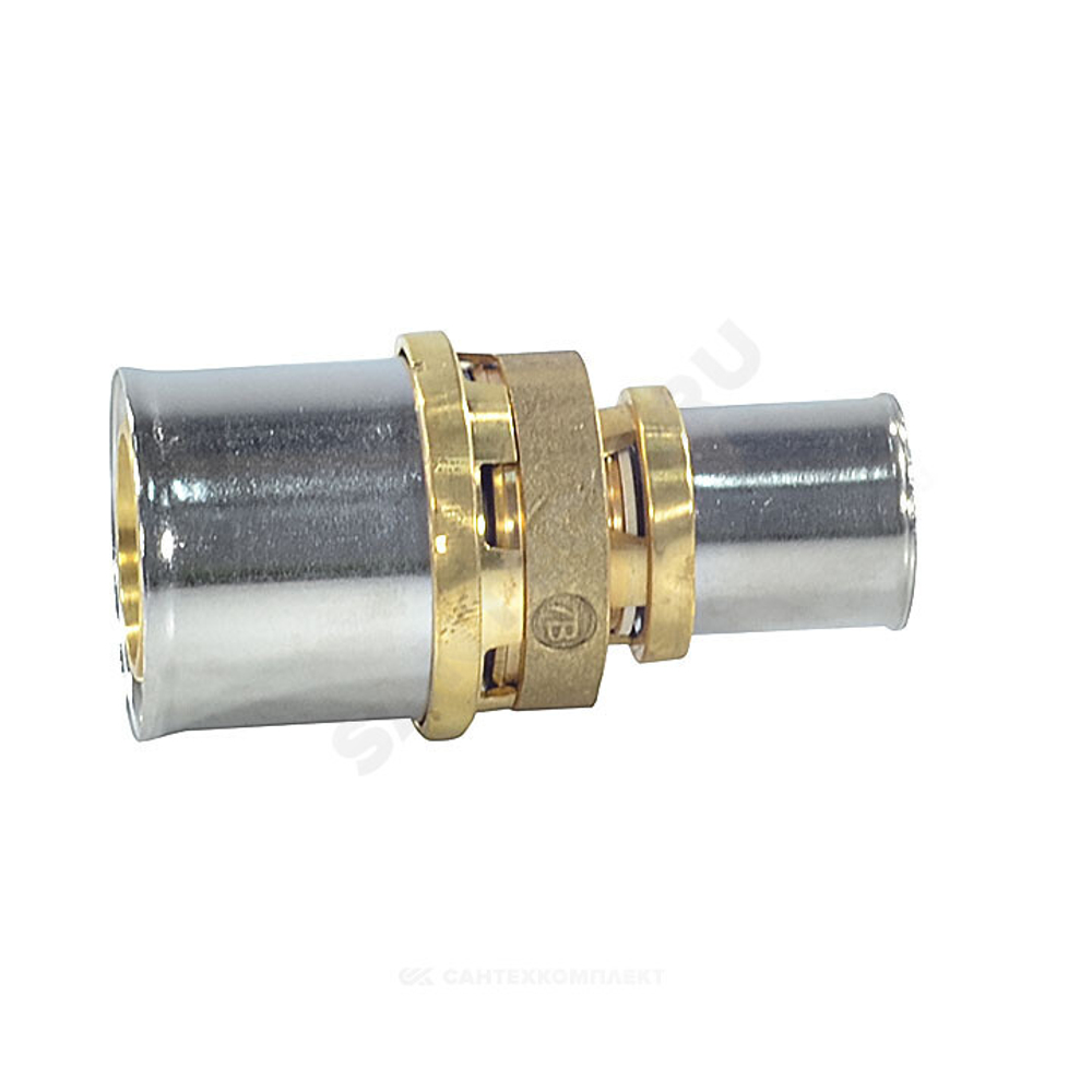 Муфта переходная для МП/PE-X труб латунь пресс Дн 32х26 RM103 Giacomini RM103Y022