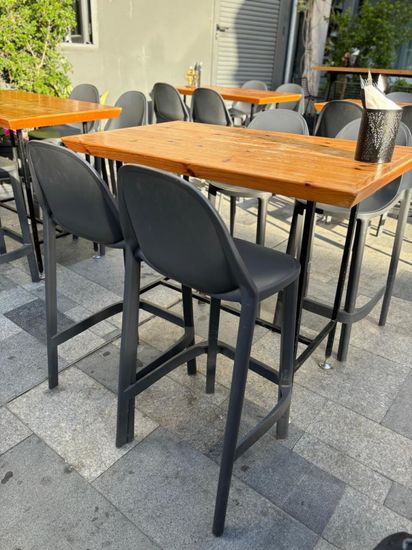 Стул барный пластиковый Piu Италия