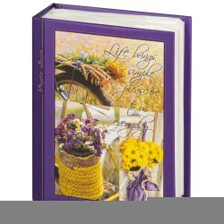 Фотоальбом Image Art IA-100PP серия 404 Цветы термосварка 50 листов 100 фотографий размер 10х15