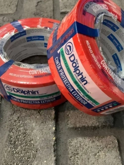 Малярная клейкая лента на ПВХ основе Blue Dolphin Contractor, 48мм*50м