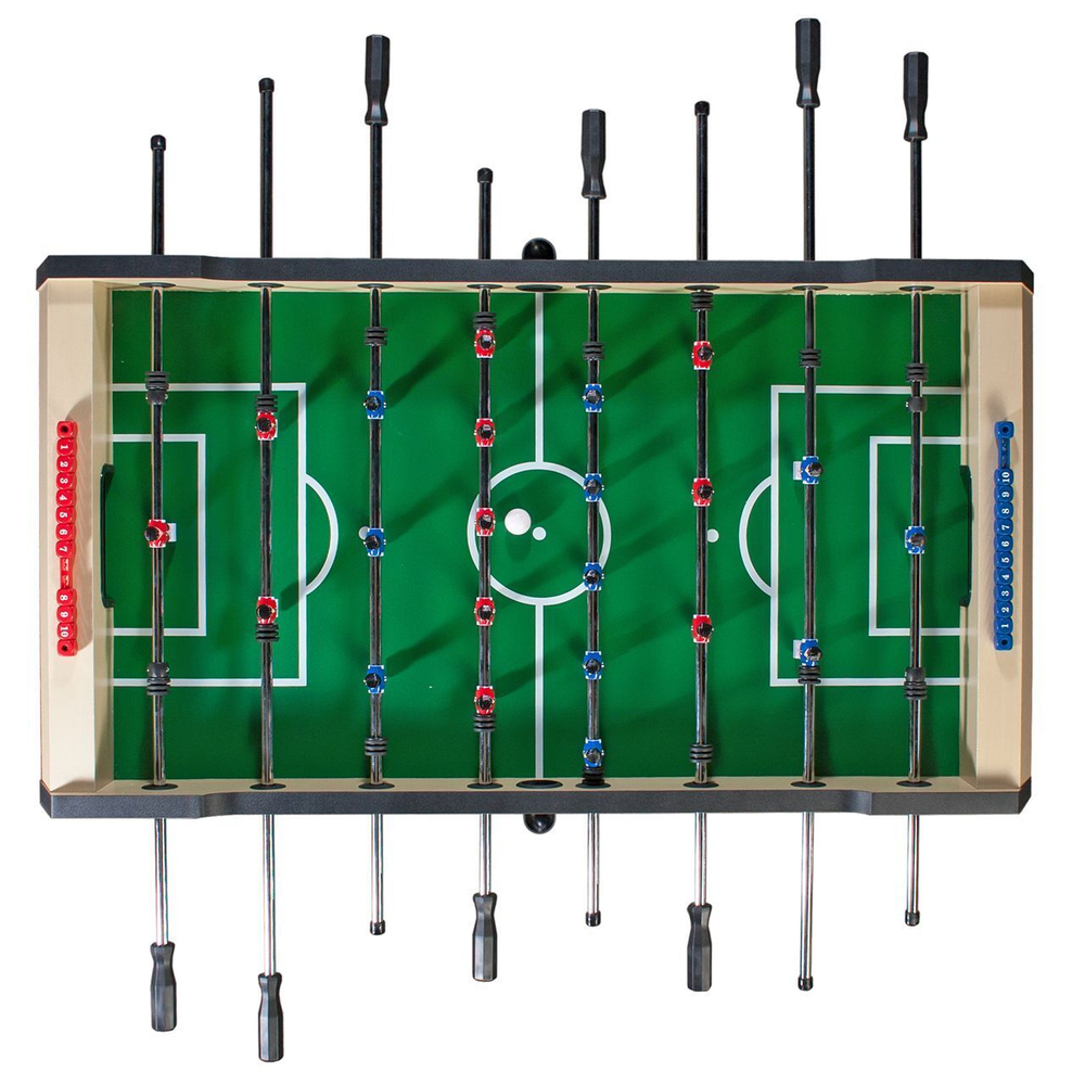Игровой стол - футбол складной "Maccabi" (140x75x89, светлый)