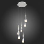 SL405.103.06 Светильник подвесной ST-Luce Хром/Хром, Белый LED 6*7W 3000K BOCHIE