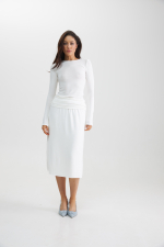 Юбка "Sultan" миди молоко