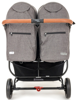 Детская коляска для двойни Valco baby Snap Duo Trend 2 в 1 Графитовый (Charcoal)